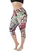 ZERDOCEAN Women's Plus Size Lightweight Printed Capri Leggings style-003 3X
