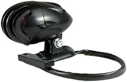 Amazon アルミ鋳造ヴィンテージテールランプ アメリカンハーレーグリルバードゲージ ハーレーアメリカンチョッパーブレットタイプ バードケージ ブラック テールランプ 車 バイク