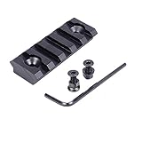 CS Force 5 Slots 2-Inch KeyMod 1913 Picatinny Rail Section Pack of 1