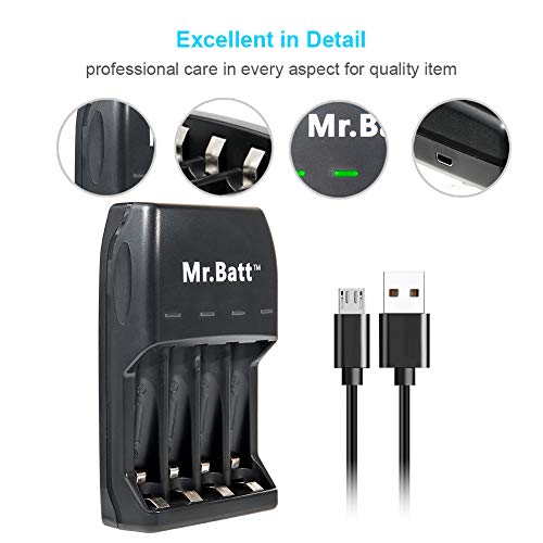 2 Mr+Batt+Rechargeable+Batteries+1600mAh+Battery