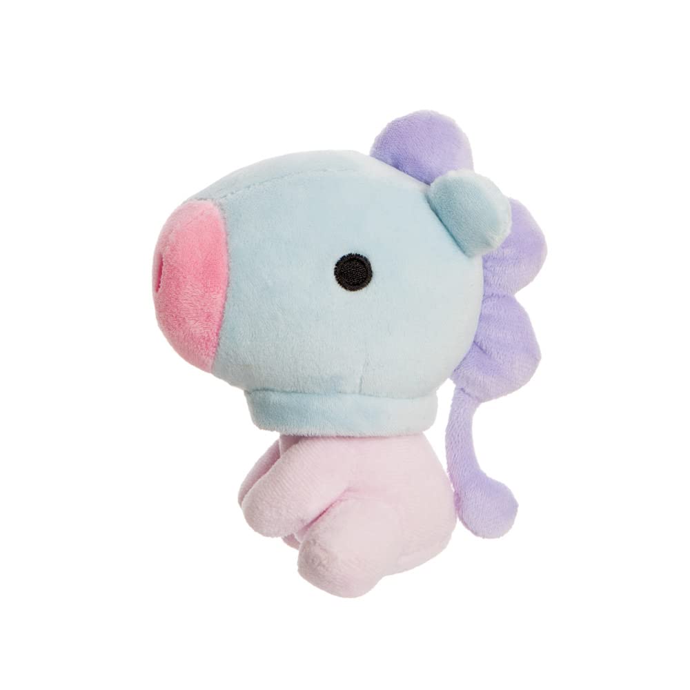 Aurora, 61485, BT21 Official Merchandise, Baby MANG Sitting Doll 5In, Soft Toy, Purple