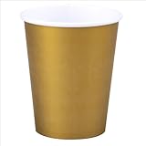 Gold 12 oz. Cups