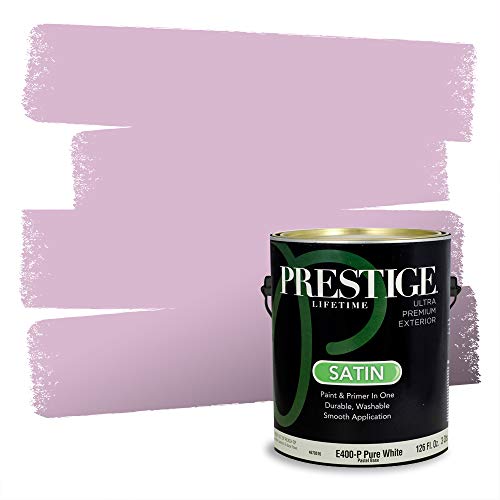 PRESTIGE Paints Exterior Paint and Primer In One, 1-Gallon, Satin, Comparable M…