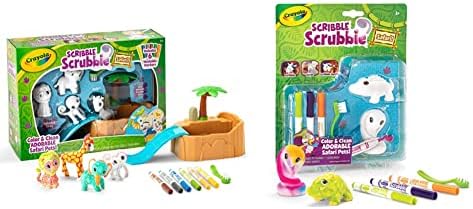 Vibrant Crayola Scribble Scrubbie Safari Tub Set Design Art Vibrant Crayola Scribble Scrubbie Safari Tub Set Design Art