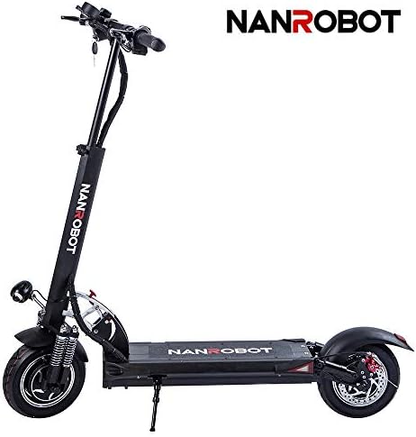 XINAO NANROBOT D5+High Speed Electric Scooter -Portable Folding, 40 MPH and 50Miles Range of Riding, 2000W Motor Power and 330lb Load