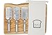 Set of 3 Professional Stainless Steel Graters for Cheese, Vegetables, Chocolate, Protective Fabric Bag