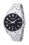 Seiko Casual Blue Dial Stainless Steel Mens Watch SGEG03