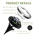Solar Disk Lights, FERTOY 8 LED Bulbs Solar Ground Lights Outdoor Waterproof for Garden Yard Patio Pathway Lawn Driveway - Warm White (8 Pack)