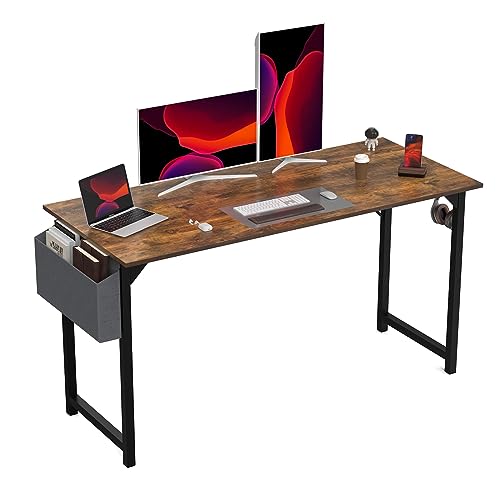 DUMOS 55 Inch Office Computer Desk Modern Simple