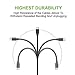 Micro USB Charger Cable, YCCTEAM [2 Pack] Durable 3.3ft Fast Micro USB Charging Power Data Cables for Samsung, Tablet, LG, Motorola, Android Smartphones (Black, 3.3ft x 2)