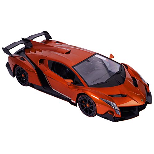 Brand New 1/14 Lamborghini Veneno Electric Sport Radio Remote Control RC Car Orange Gift
