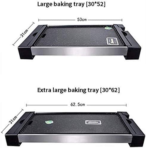 review GBG Multi-Function Barbecue Pot Plug-in Bakeware Electric Grill Smokeless Barbecue Machine,Black