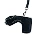 Escape Proof Cat Harness with Leash - Holster Style Adjustable Soft Mesh - Best for Walking Black Medium