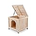 Petsfit Indoor Wooden Pet House for Small Dog and Cat, 1-Year Warranty