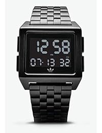 Relojes Adidas Archive_M1. Reloj digital de acero inoxidable para hombre, estilo años 70, con 5 eslabones (1.417 in).