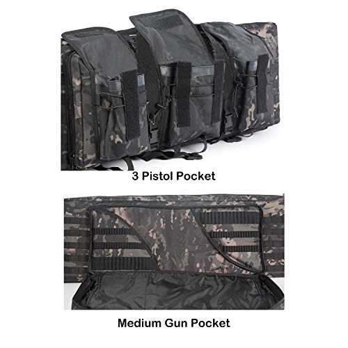 XWLSPORT Rifle Case Double Tactical Rifle Bag Gun Cases for Rifles - Thumbnail 2