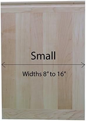 Small Custom Pull Out Cutting Board - Solid Maple - 8in to 16in wide