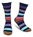 Modern Motif Men’s Power Socks, 5 Pairs Per Sock Gift Box, Funky Men’s Crew Socks, Colorful Patterned Socks for Men, Ideal Coworker, Dad, Boss, and College Graduation Gift, Jefe Collection