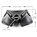 PELLOR Stand Up Offshore Fishing Gimbal Padded Fighting Belt Waist Rod Holder Shoulder Back Harness (Black) (Black, Large (Waistline: 34-50inch))