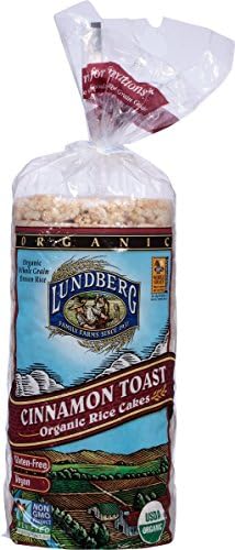 Lundberg Family Farms Organic Cinnamon Toast Rice Cake 9.5-Ounce Units (Pack Of 12)