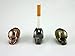 Skyway Skull Cigarette Snuffer Extinguisher Saver - Set of 3 Bronze Black Gold