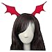 L'vow Women Bat Wing Headband Hair Clip Fancy Halloween party Cosplay Costume