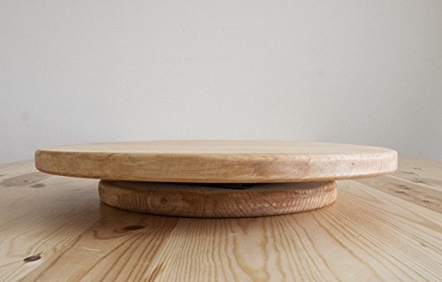 13&quot; inches Rotating wooden cake stand,rotating table stand