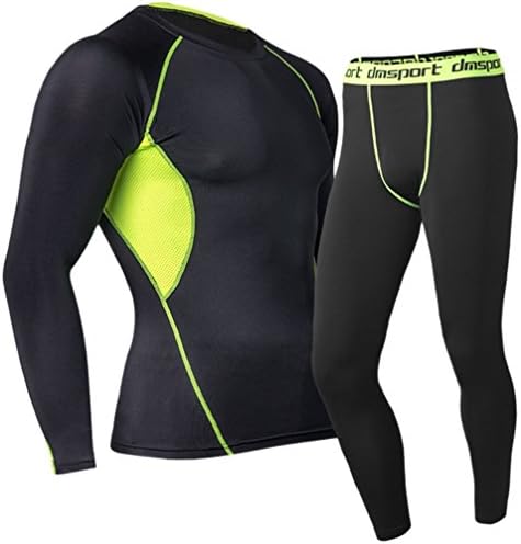 JAPAN Athletic training wear set for mens 2colors Beginners recommendation (XL, BLACKxYELLOW)