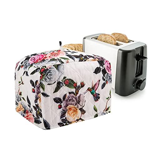 The Pioneer Woman Toaster Cover - Fits Most Standard 2 Slice Toasters, Kitchen Appliance Cover for Bread Maker & Microwave Oven