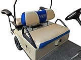10L0L Golf Cart Seat Covers Washable Fit for Club Car DS & Precedent &Yamaha Sandwich Breathable Mesh