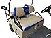 10L0L Golf Cart Seat Covers Washable Fit for Club Car DS & Precedent &Yamaha Sandwich Breathable Mesh