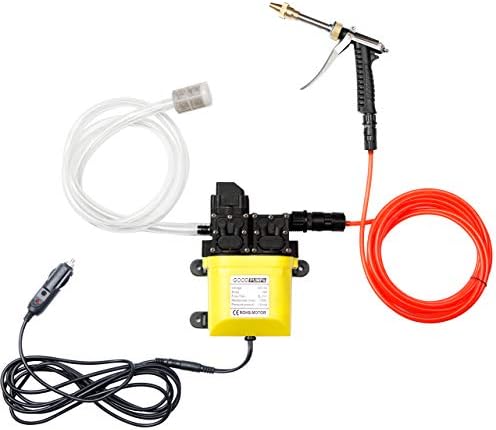 Portable Electric Car Washer Pump: 120W 