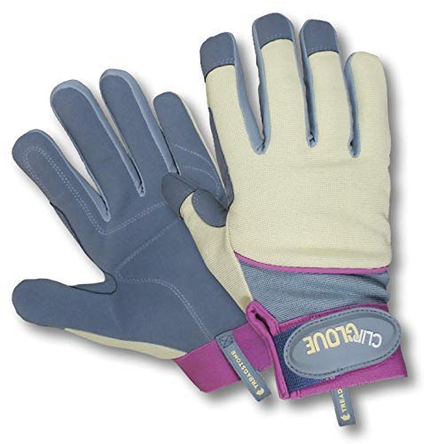 Clip Gloves Ladies General Purpose Gardening Medium Duty Keep Hands Dry Size: Small