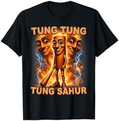Amazon.com: Tung Tung Tung Sahur T-Shirt : Clothing, Shoes & Jewelry