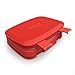 Bentgo Fresh (Red) – Leak-Proof & Versatile 4-Compartment Bento-Style Lunch Box – Ideal for Portion-Control and Balanced Eating On-The-Go – BPA-Free and Food-Safe Materials