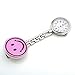 Top Plaza Pack of 7 Colorful Smiling Face Nurse Fob Clip On Brooch Hanging Pocket Watches