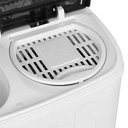 SUPER-DEAL-Portable-Compact-Mini-Twin-Tub-Washing-Machine-wWash-and-Spin-Cycle-Built-in-Gravity-Drain-13lbs-Capacity-For-Camping-Apartments-Dorms-College-Rooms-RVs-Delicates-and-more