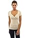 PattyBoutik Women V Neck Pleated Empire Waist Top