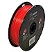 1.75mm Red PLA 3D Printer Filament - 1kg Spool (2.2 lbs) - Dimensional Accuracy +/- 0.03mm
