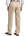 Haggar Men's Work To Weekend Hidden Expandable Waist No Iron Plain Front Pant,Khaki,38x34