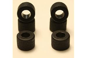 D.S. Durable 6 Rear Tires for Tyco 440x2 Slot Car High Performance