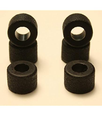 thumbnail image 2 of D.S. 10 Super Wide Slick Urethane Rear Tires - Replacement Tires For AFX Magna-Traction Slot Cars 2 of 10