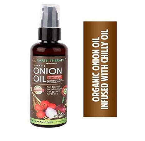 Buy Earth Therapy Organic Onion Hair Oil With 14 Essential Oils