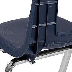 Flash Furniture Mickey Advantage Navy Student Stack