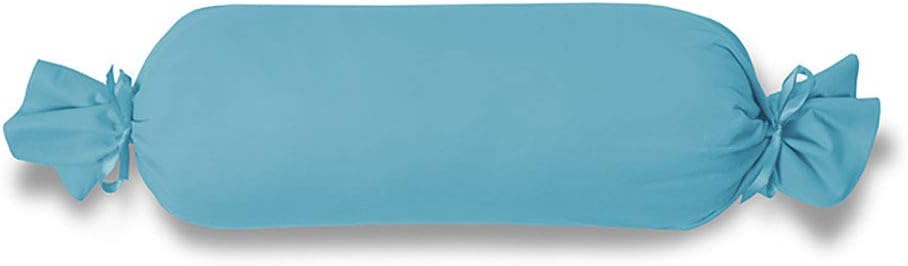 Estella Maco Jersey Neck Cushion Cover in 25 Colours 15x40, 100 % Cotton, turquoise, 40 x 15 cm
