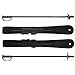 Lucky Bums Kids Beginner Ski and Pole set with Bindings,Green and Black