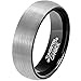Tungsten Ring Mens Wedding Band 4mm/6mm/8mm Black/Rose Gold Plated Matte Finish Brushed Polish/Beveled/Edge Comfort Fit
