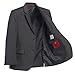 Gioberti Boy's Formal 3 Piece Suit Set, Charcoal, Size 14