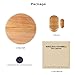 Heiyo Wireless Door Sensor Chime Wood Grain Series-1 Magnetic Door Sensor and 1 Remote Receiver with Operating at 260-feet/52 MP3 Chimes/ 4-Level Volume for Home/Office/Stores or Other