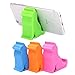 Plinrise Universal Super Cute Phone Holder, Mini Cat Shaped Plastic Cellphone Stand, Animal Phone Mount For All Cellphone 4 Pcs- Rose Red/Orange/Blue/Green